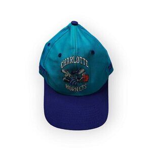 Vintage Charlotte Hornets Snapback Hat 90s‎